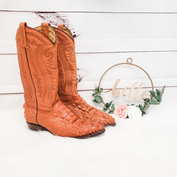 rudel Other - Vintage Rudel Leather Crocodile Print Boots